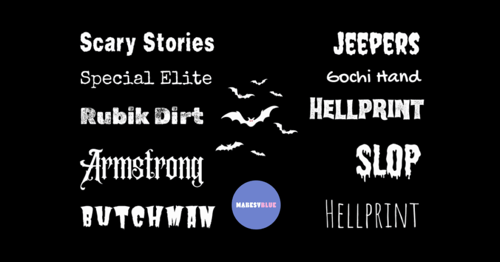 Halloween Fonts